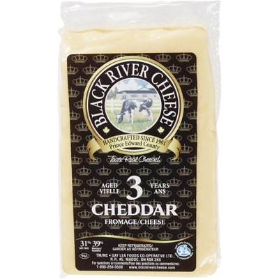 Black River Maple Cheddar $6.00/100g $27.22/1lb