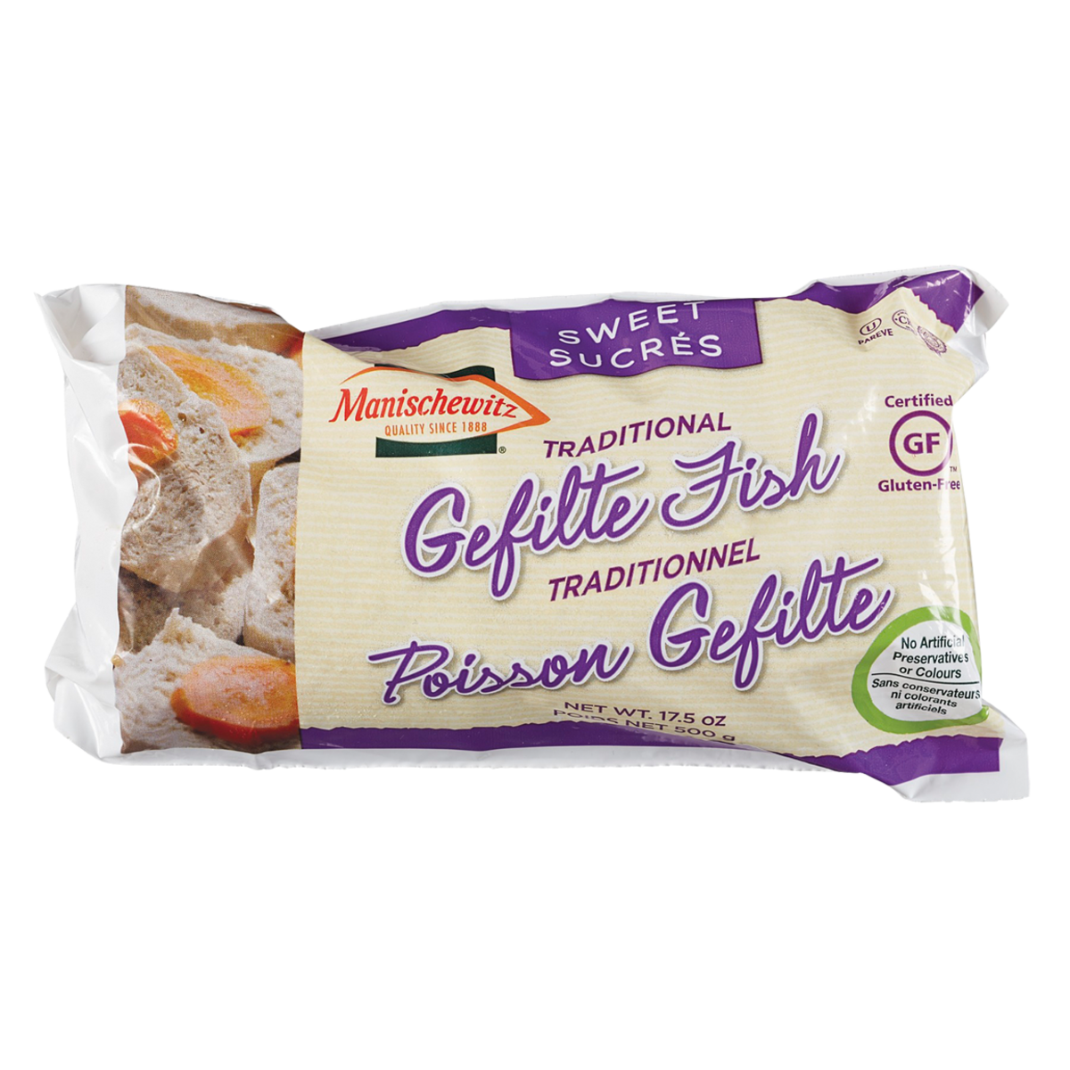 Foodfest Kosher Frozen Gefilte Fish Roll 500 g, $2.50/100g