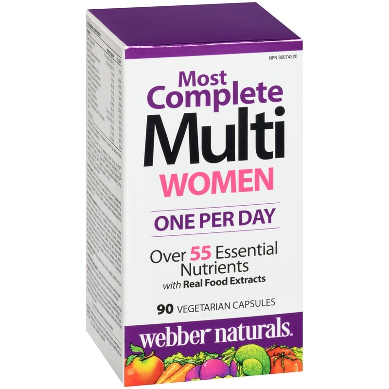 Vitamins, Women's Most Complete Multi 90 Vegetarian Capsules