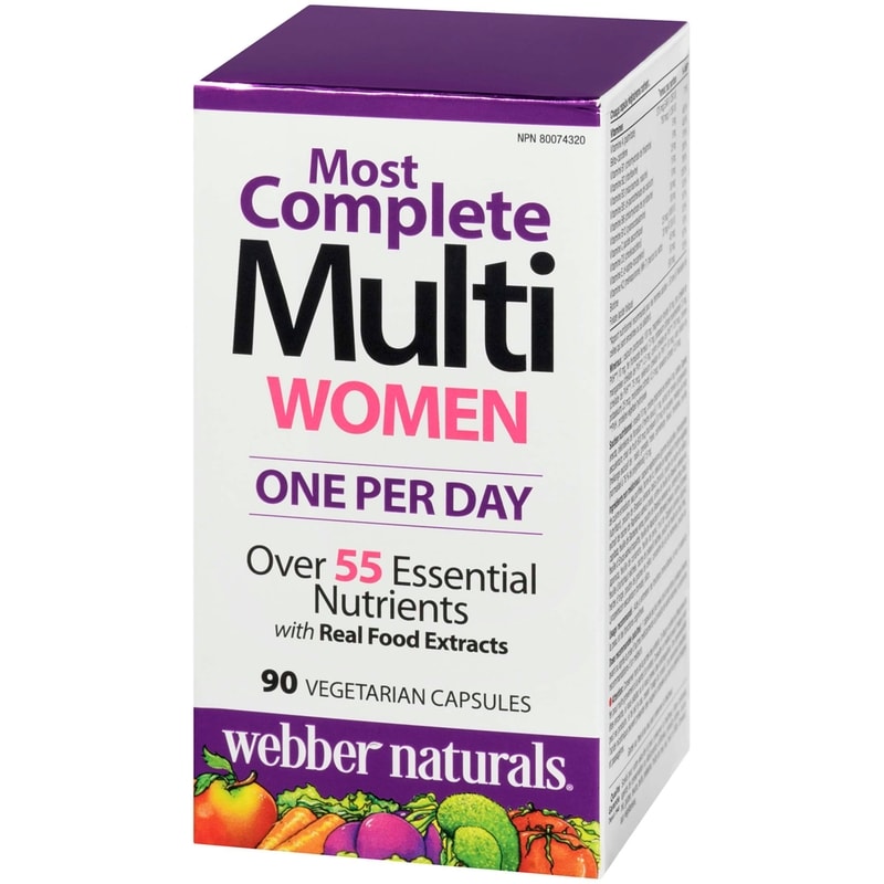 Vitamins, Women's Most Complete Multi 90 Vegetarian Capsules