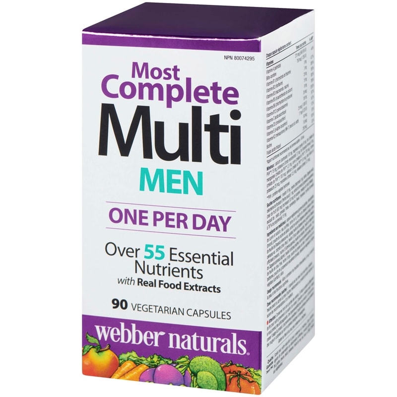 Vitamins, Men's Most Complete Multi Vegetarian Capsules