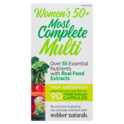 Vitamins, Women's 50+ Most Complete Multi 90 Vegetarian Capsules