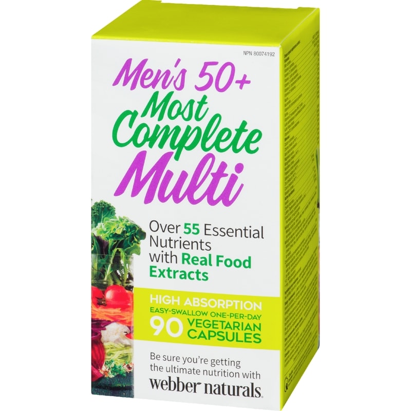 Men's50+ Most Complete Multi 90 Vegetarian Capsules