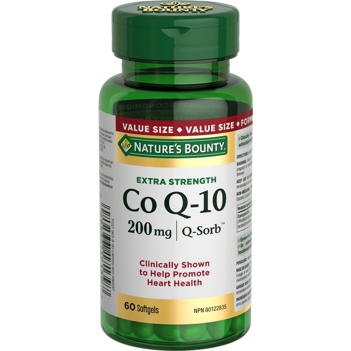 Nature's Bounty Co Q-10, 200 mg, Extra Strength, Softgels 60 ea, $0.65/1ea