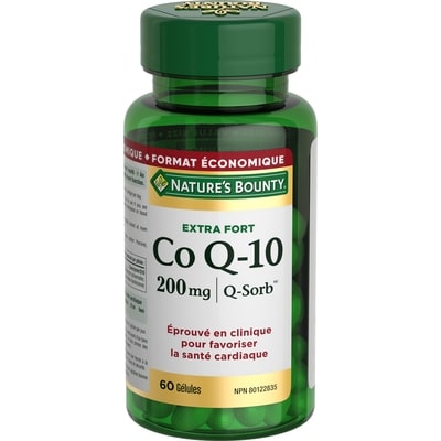 Nature’s Bounty Co Q-10, 200 mg, Extra-fort 60 ea, 0,46 $/1ch