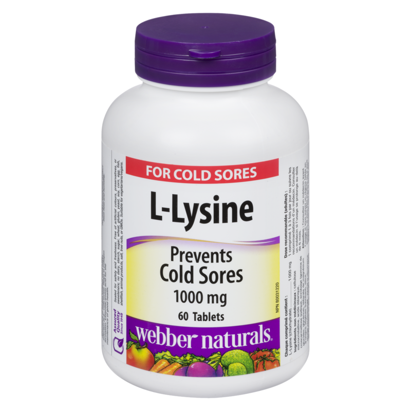 L-Lysine for Cold Sores 1000 mg