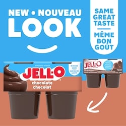 Jell-O Chocolate No Sugar Added Ready-To-Eat Refrigerated Pudding