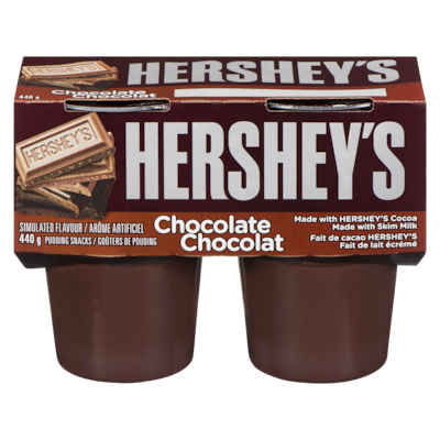 Hershey's Hershey's Refrigerated Pudding Snacks, Chocolate 4x110.0 g, $1.20/100g