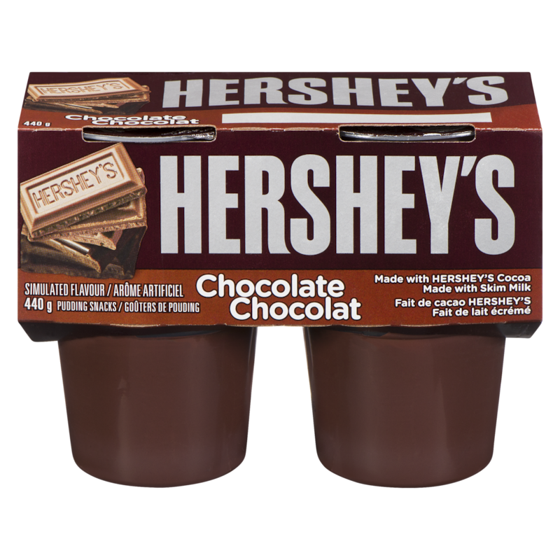 Hershey's Refrigerated Pudding Snacks, Chocolate