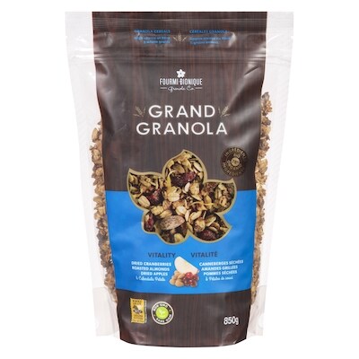 Fourmi Bionique Gourmet Granola Vitalité 850 g, 1,76 $/100g