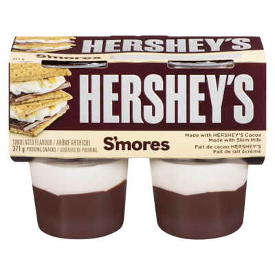 Hershey's Hershey's Refrigerated Pudding Snacks, S'Mores 4x93.0 g, $1.42/100g