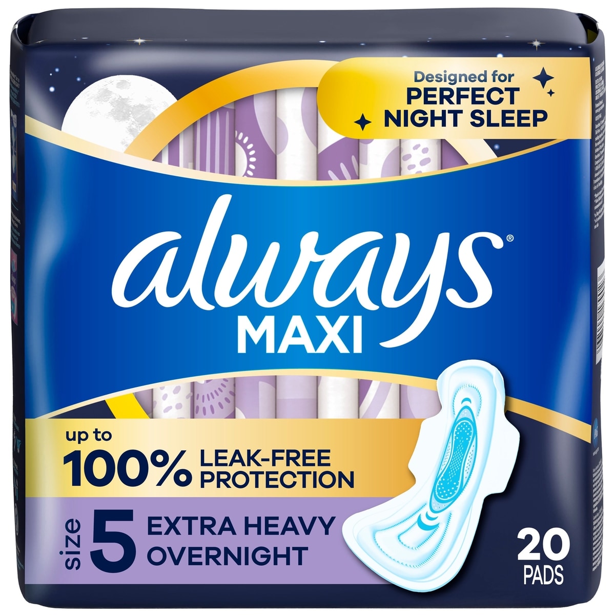 Always Pads Maxi 20 ea, $0.70/1ea