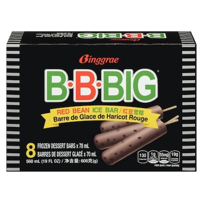 Binggrae 8 Red Bean Ice Bar 560 ml, $1.25/100ml