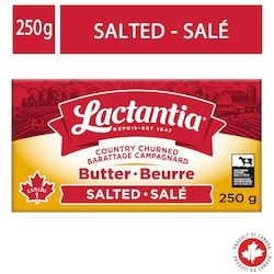 Lactantia Salted Butter 250 g, $2.60/100g
