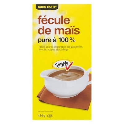 Fécule de maïs pure à 100%