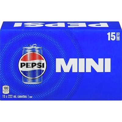 Pepsi Pepsi Sleek Boissons gazeuses 15x222.0 ml, 0,30 $/100ml