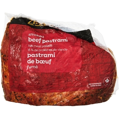 Ziggy’s Pastrami de bœuf fumé 39,90 $/1kg 18,10 $/1lb