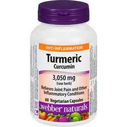 Turmeric Curcumin Anti-Inflammation 3050 mg 60 Vegetarian Capsules