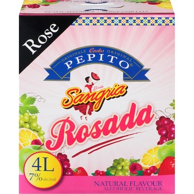 Pepito Bella Sangria Rosada Alcoholic Beverage Rose (ID required at pick-up) 4000 ml, $0.62/100ml