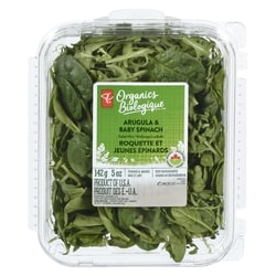 PC Biologique Mélange à salade roquette et jeunes épinards 142 g, 4,23 $/100g