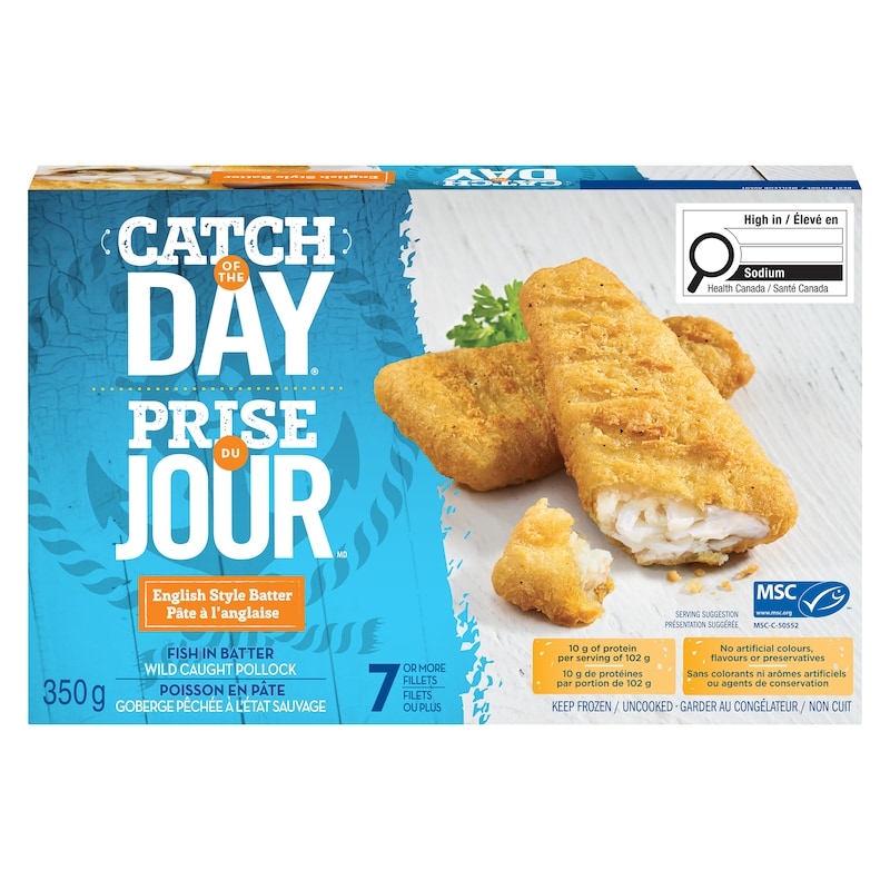 Pollock English Style Battered Fillets
