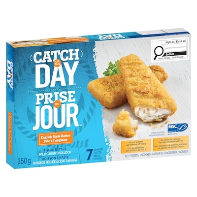 Catch of the Day Fish in Batter English Style Batter