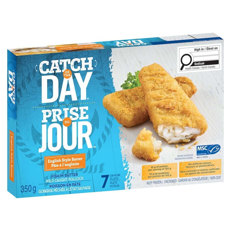 Pollock English Style Battered Fillets