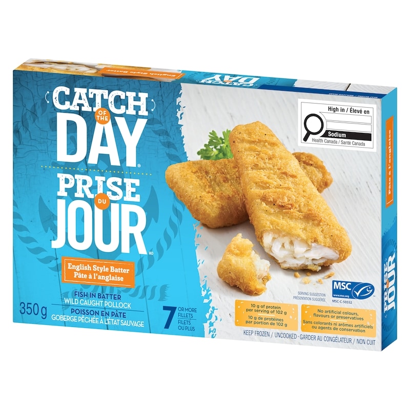 Pollock English Style Battered Fillets