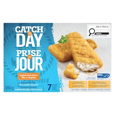 Catch of the Day Fish in Batter English Style Batter