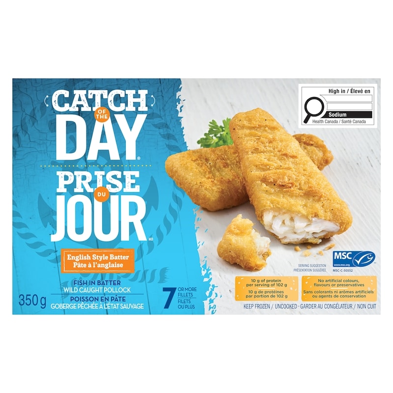 Pollock English Style Battered Fillets