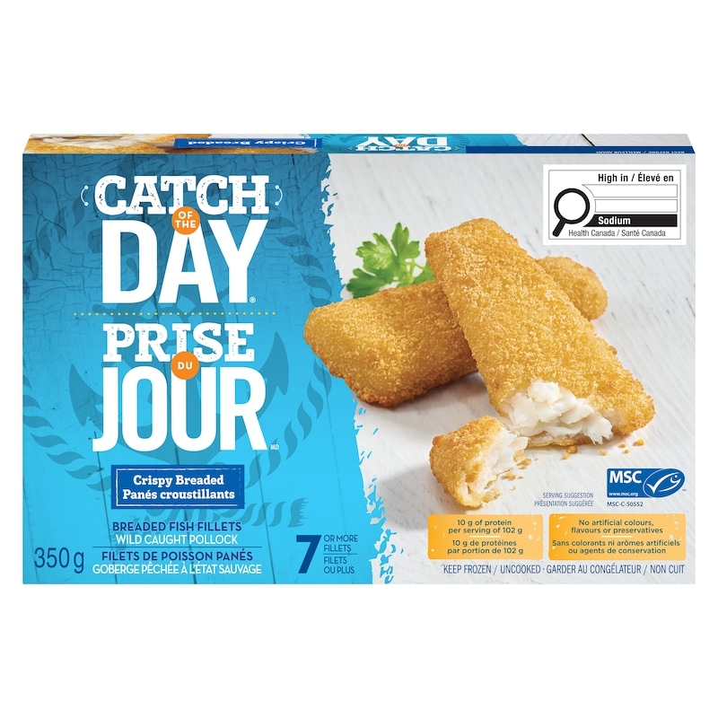 Crispy Breaded Pollock Fillets