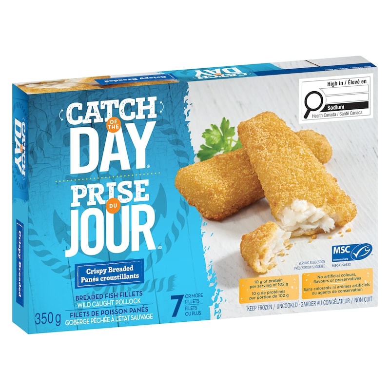 Crispy Breaded Pollock Fillets