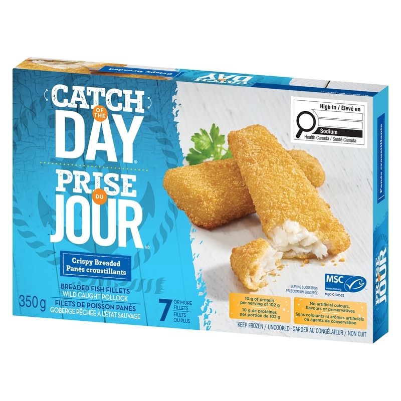 Crispy Breaded Pollock Fillets