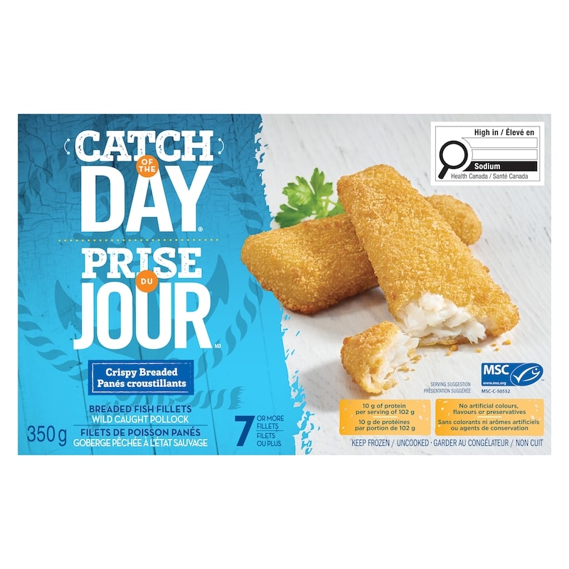 Crispy Breaded Pollock Fillets