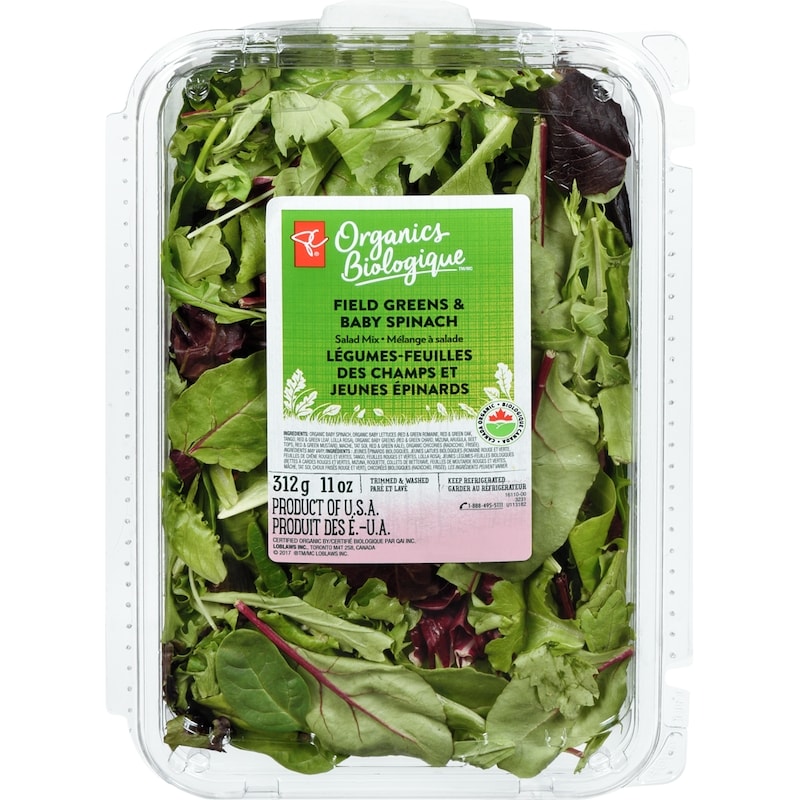 Organic Field Greens & Baby Spinach - Salad Mix