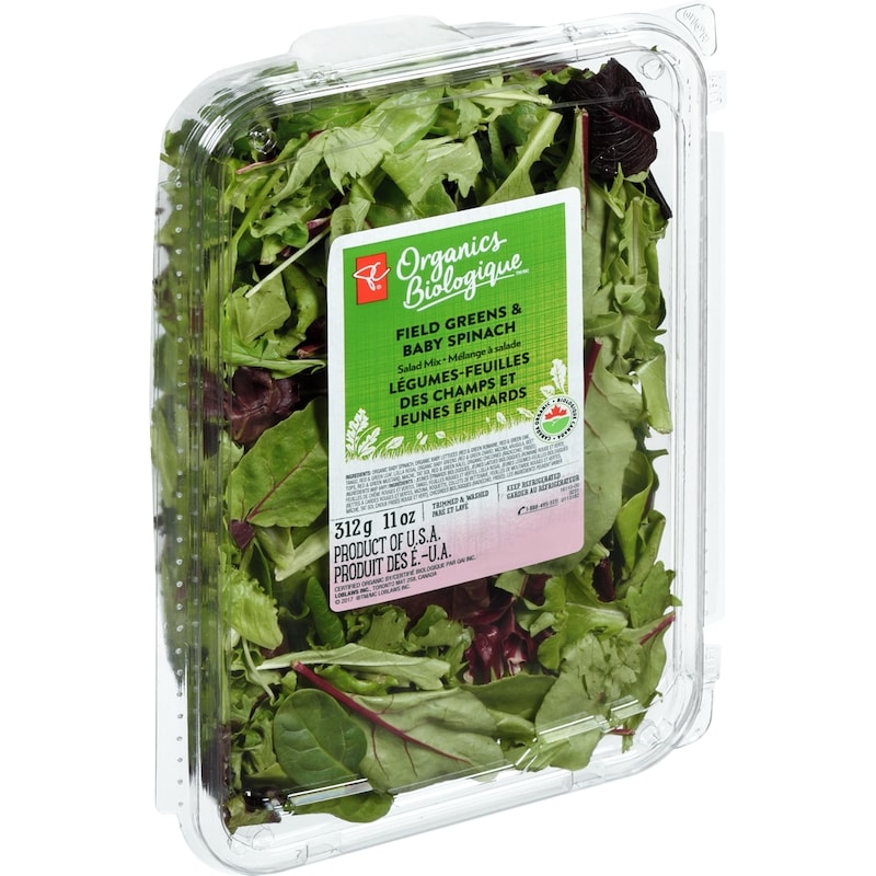 Organic Field Greens & Baby Spinach - Salad Mix