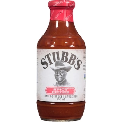 Stubb’s Sauce BBQ, épicée 450 ml, 1,11 $/100ml