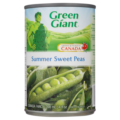 Géant Vert Pois d’été 398 ml, 0,33 $/100ml