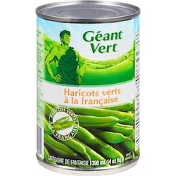 Géant Vert Haricots verts à la française 398 ml, 0,33 $/100ml