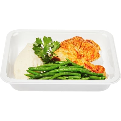 null Quartiers de poulet rôtisserie avec quartiers de pomme de terre (après 11h) 425 g, 2,12 $/100g