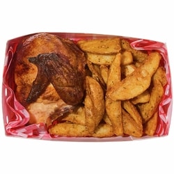 null Quartiers de poulet rôtisserie avec quartiers de pomme de terre (après 11h) 361 g, 2,49 $/100g