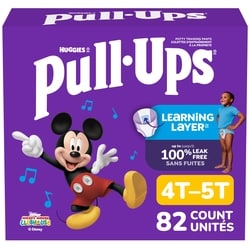 Huggies Boys' Potty Training Pants, 4T-5T (38-50 lbs), 82 Count 82 ea, $0.54/1ea