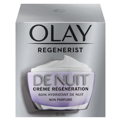 Olay Crème régénération de nuit Regenerist soin anti-âge avancé sans parfum 50 ml, 68,64 $/100ml