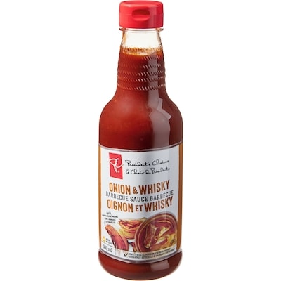 le Choix du Président Sauce barbecue oignons et whisky 500 ml, 0,80 $/100ml