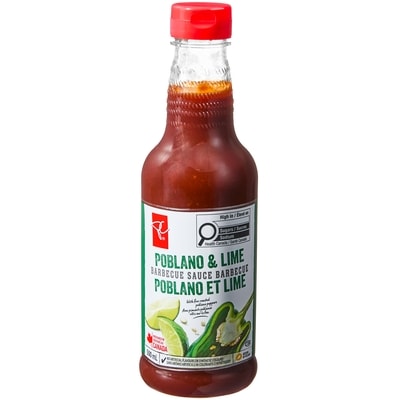 le Choix du Président Sauce barbecue, poblano et lime 500 ml, 0,80 $/100ml