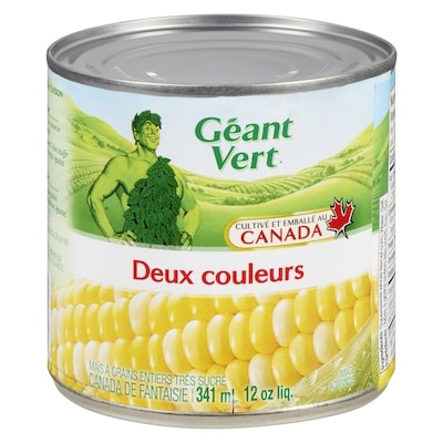 Géant Vert Maïs deux couleurs 341 ml, 0,44 $/100ml