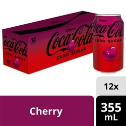 Coca-Cola Cola Cherry Zero Fridge Pack Cans 12x355.0 ml, $0.21/100ml