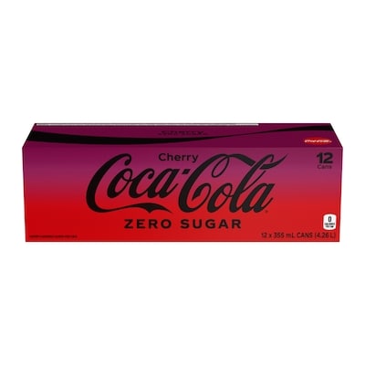 Coca-Cola Cola Cherry Zero Fridge Pack Cans 12x355.0 ml, $0.19/100ml