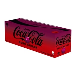 Coca-Cola Cola Cherry Zero Fridge Pack Cans - 12x355.0 ml | Zehrs