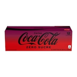 Coca-Cola Cola Cerise Zero Sucre Fridge Pack Cannettes 12x355.0 ml, 0,20 $/100ml